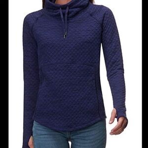 Marmot Annie Long Sleeve Pullover Sweatshirt Deep Dusk Blue NEW